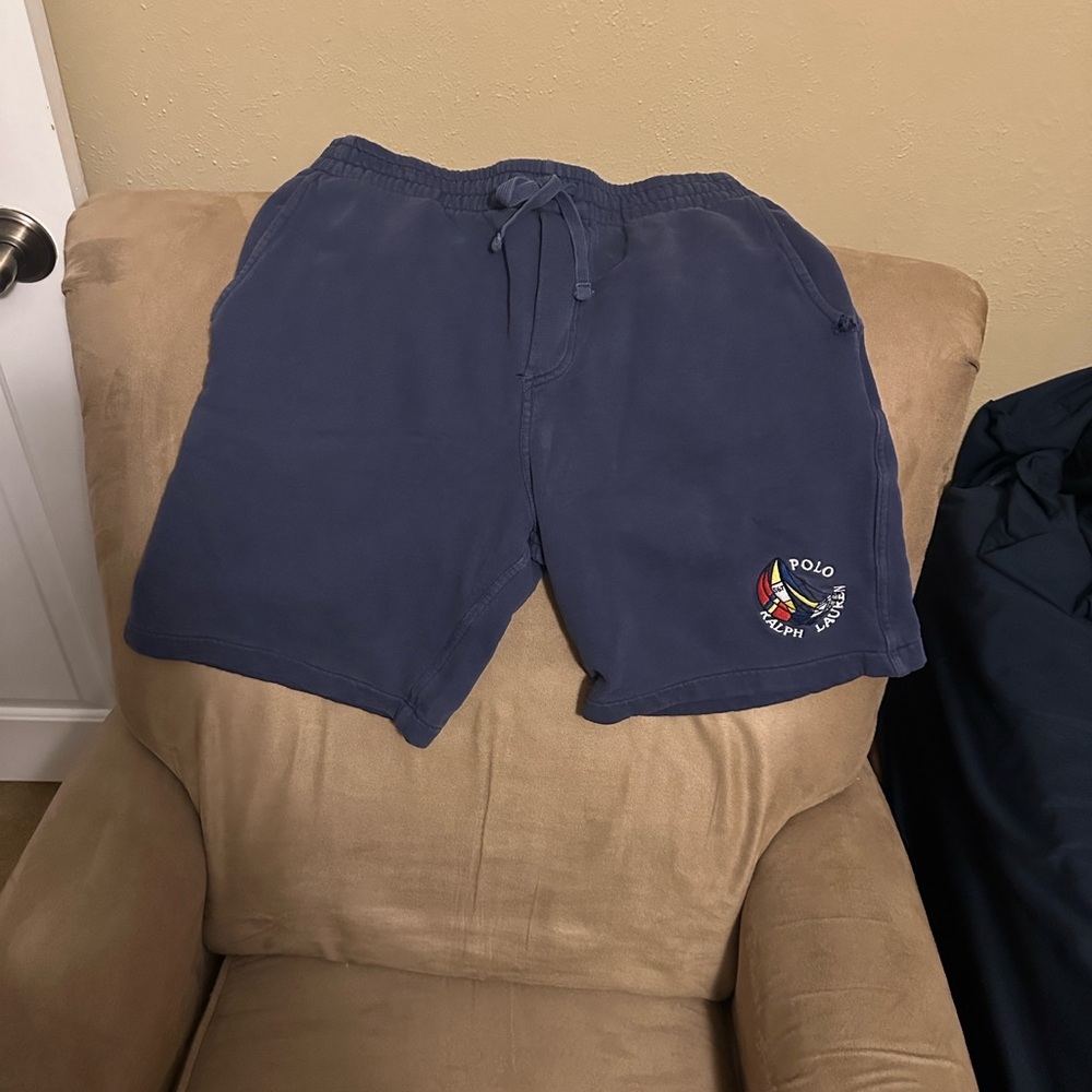 Polo by Ralph Lauren Men's Blue Athletic Shorts